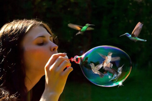 That Sparkle in a Bubble