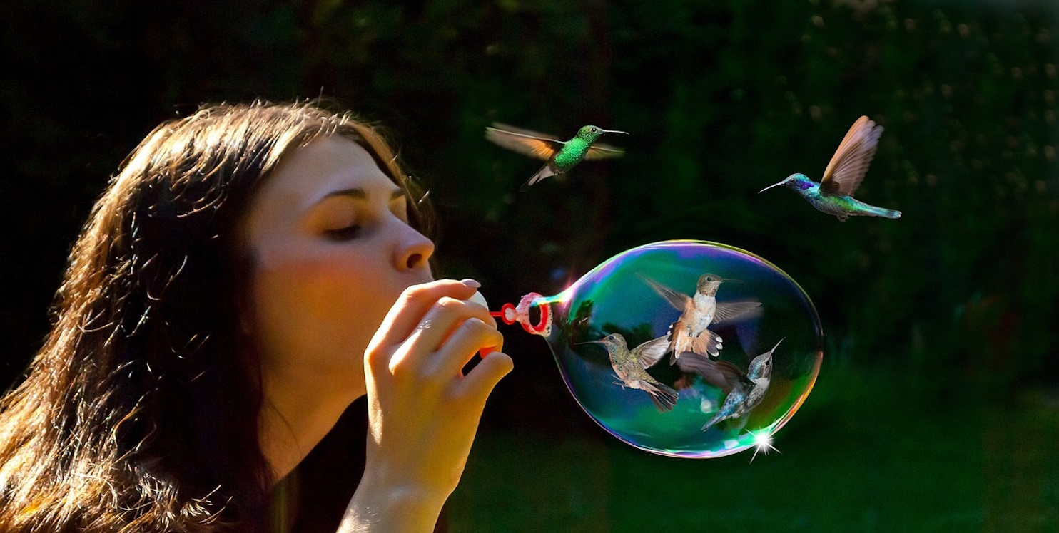 That Sparkle in a Bubble